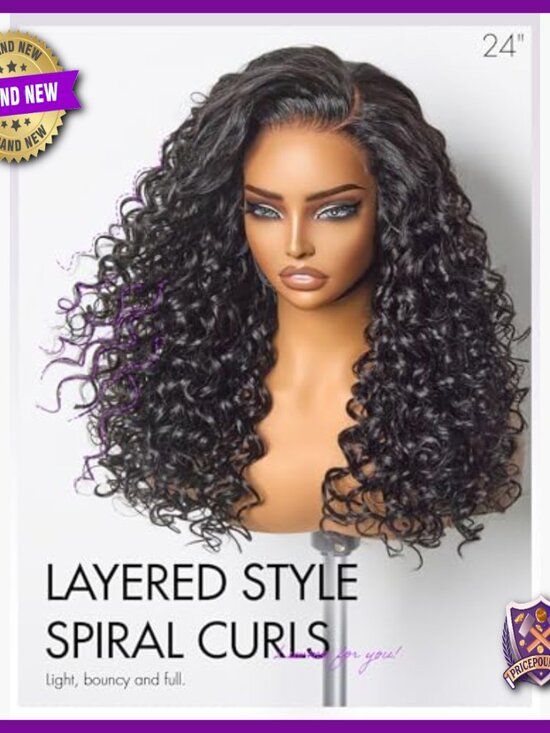 Long Human Hair Glueless Wig 180% Density Pre Plucked Lace Closure main image 5